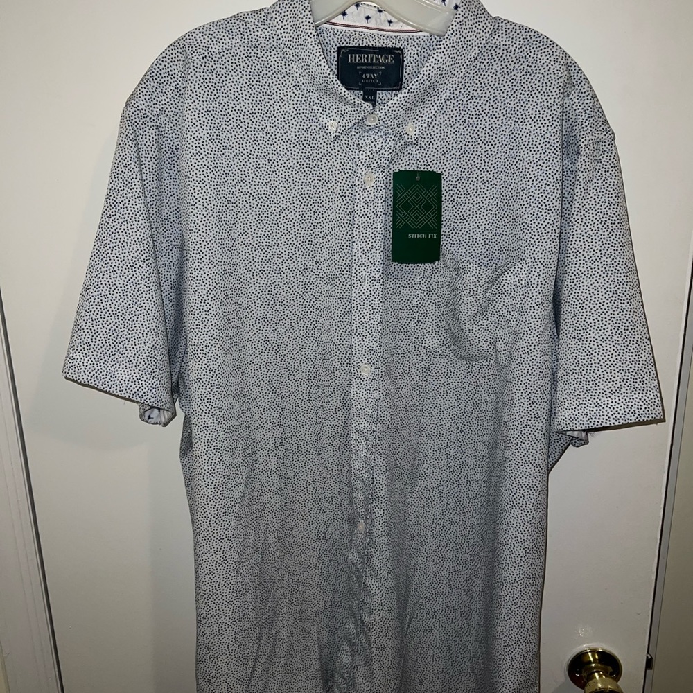 XXL Heritage short sleeve button down